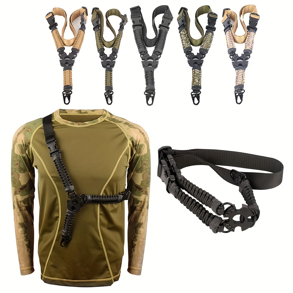Outdoor Hunting Rifle - 3 Point Bungee Tactic Guns Sling