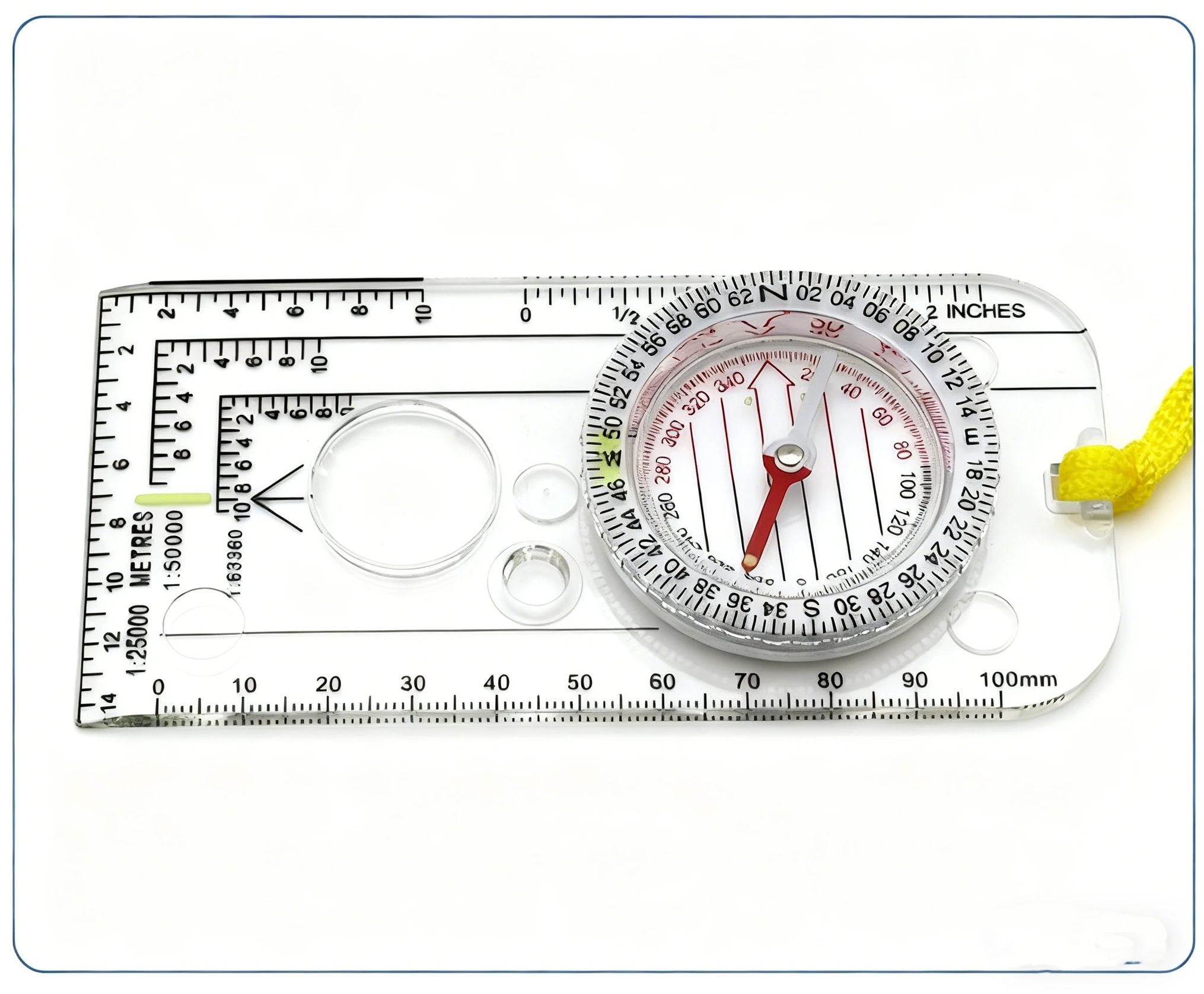 Outdoor Hunting Maps - Outdoor Orienteering Compass Map Reading Ruler