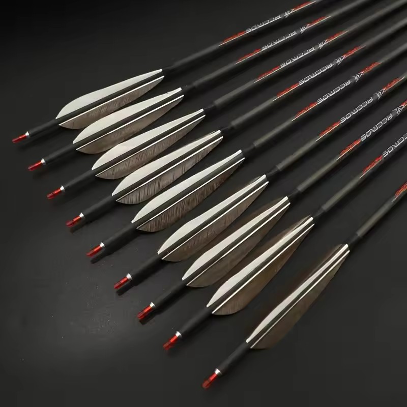 Arrow Carbon Shaft - ACCMOS 33inch Pure Carbon Arrows ID6.2mm