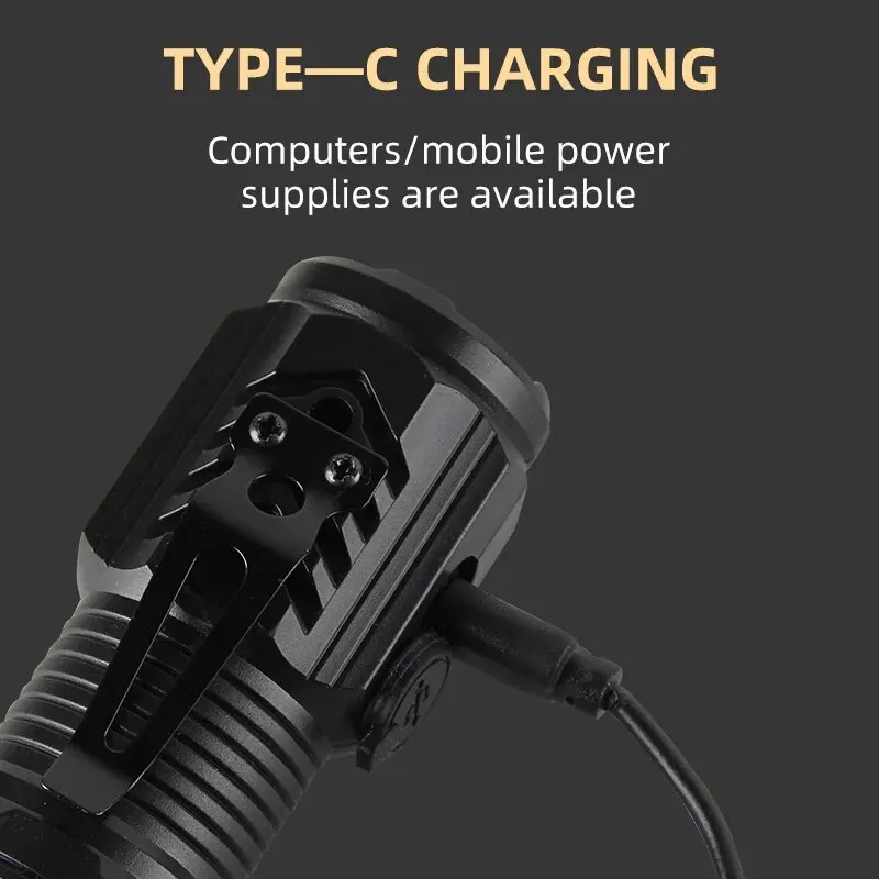 Portable Mini 3 LED Handheld F - огляд і ціна Tactical Flashlight Rechargeable