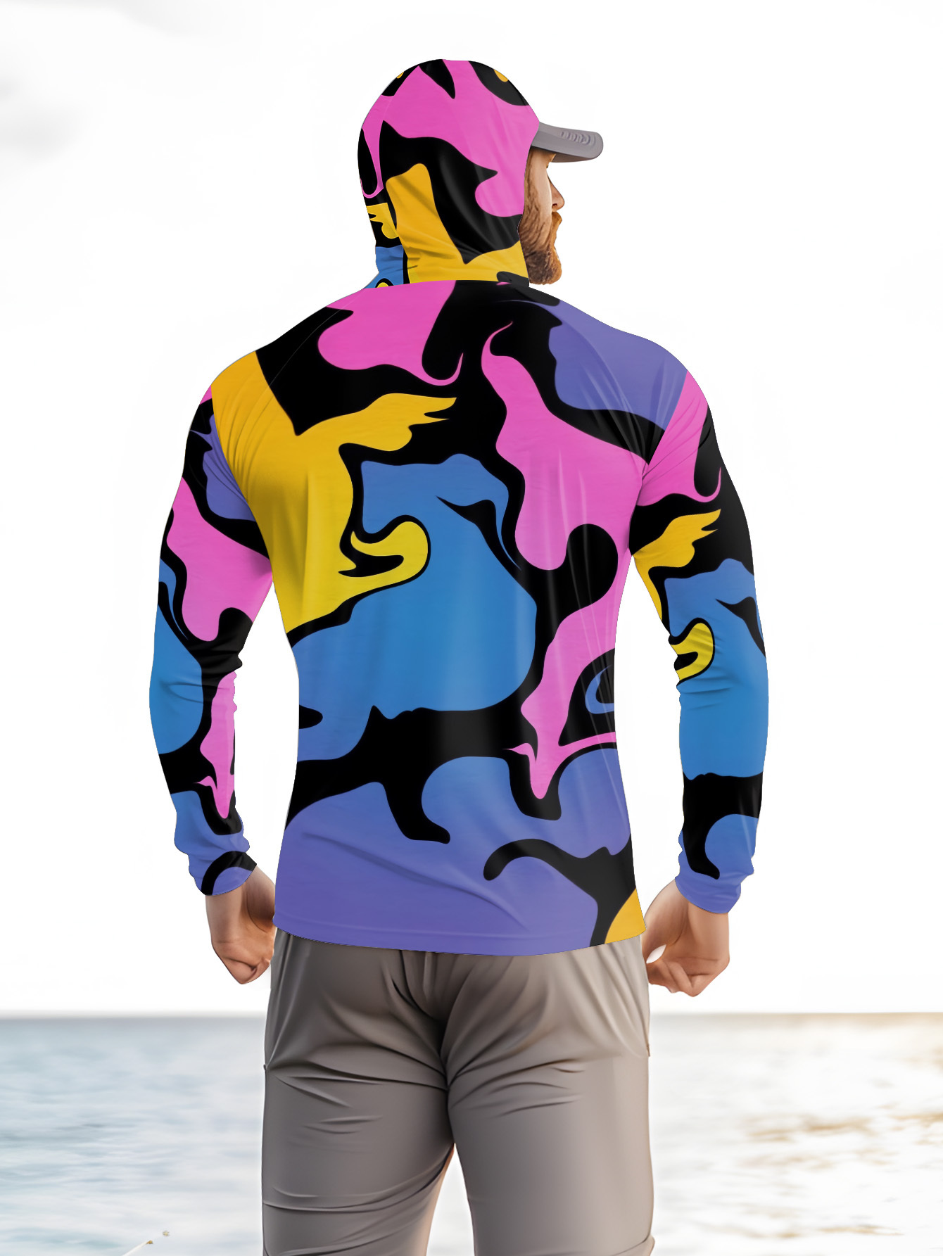 Fishing hooded sweatshirt men' - огляд і ціна Hunting & Outdoor Supplies