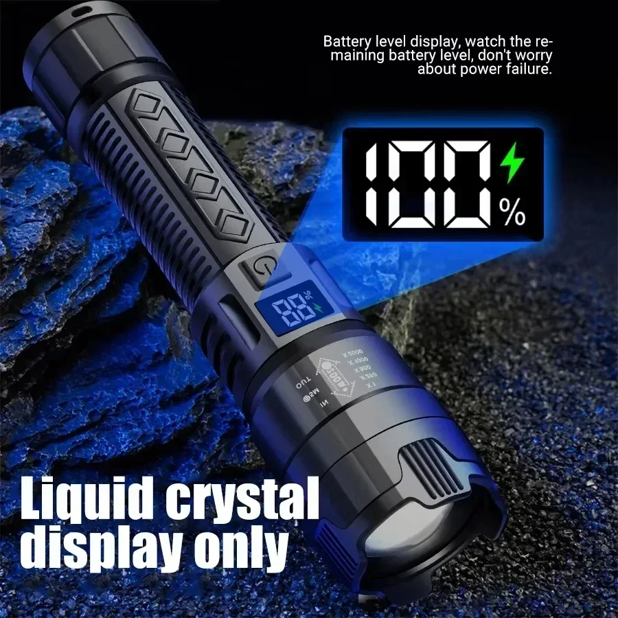 High Strong Power Led Flashlig - огляд і ціна Tactical Flashlight Rechargeable