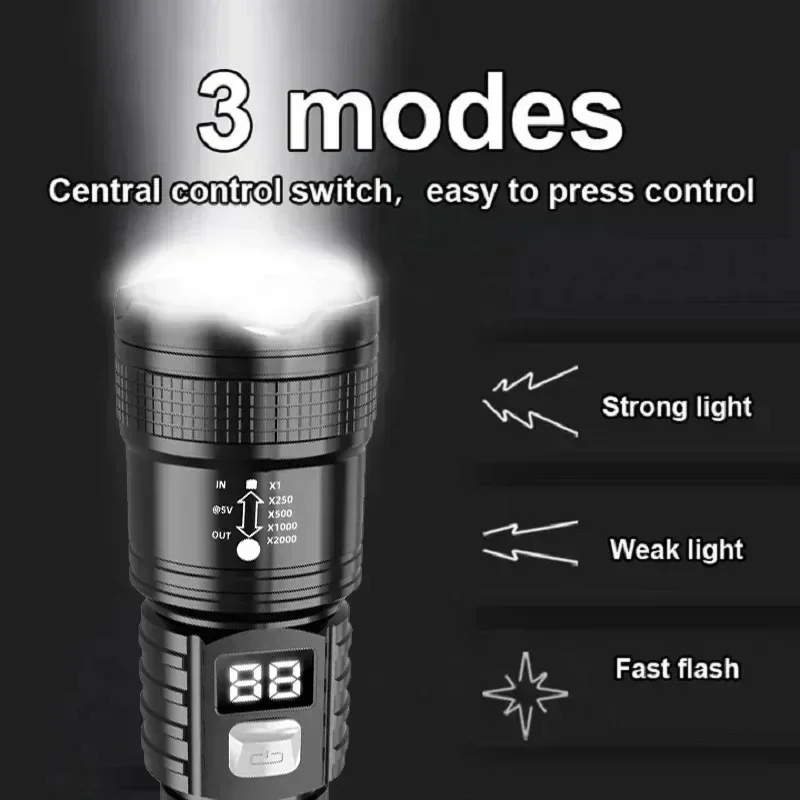 Rechargeable LED Flashlight 10 - огляд і ціна Tactical Flashlight Rechargeable