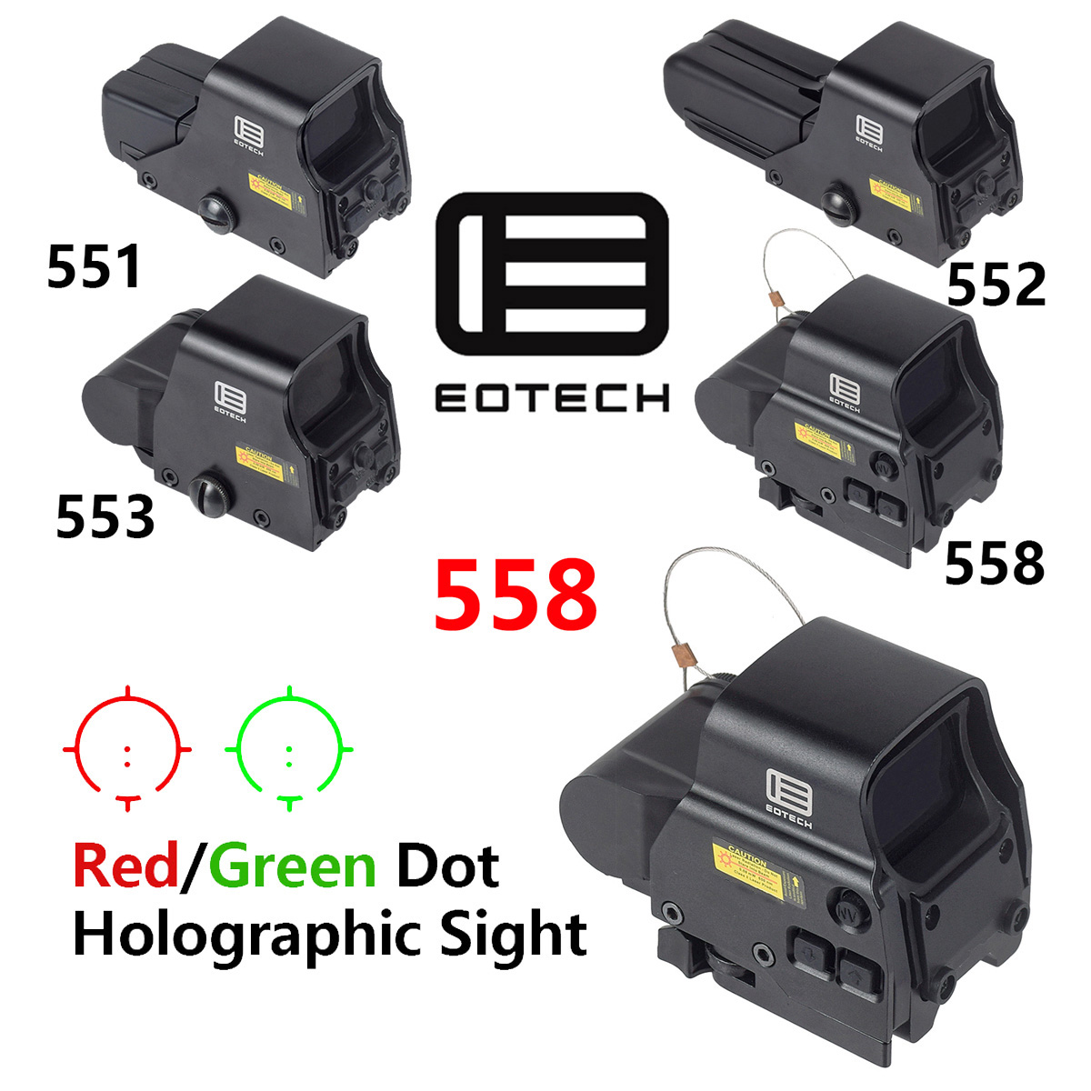 Eotech 551 552 553 558 Hologra - огляд і ціна Outdoor Hunting Rifle