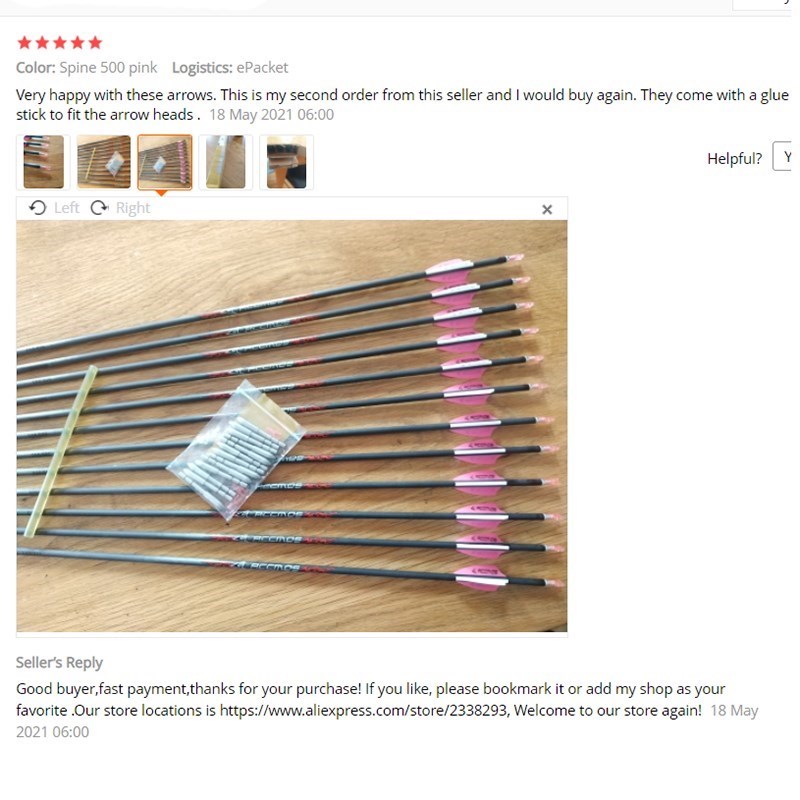 ID4.2mm Pure Carbon Arrows Sha - огляд і ціна Arrow Carbon Shaft
