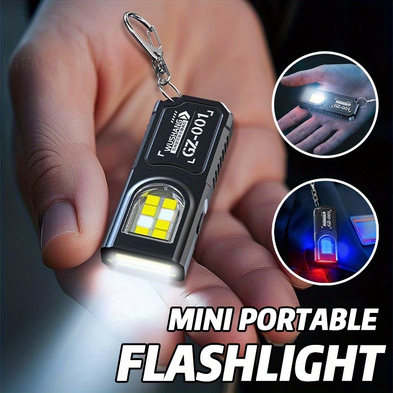 Powerful Mini COB LED Keychain - огляд і ціна Tactical Flashlight Rechargeable