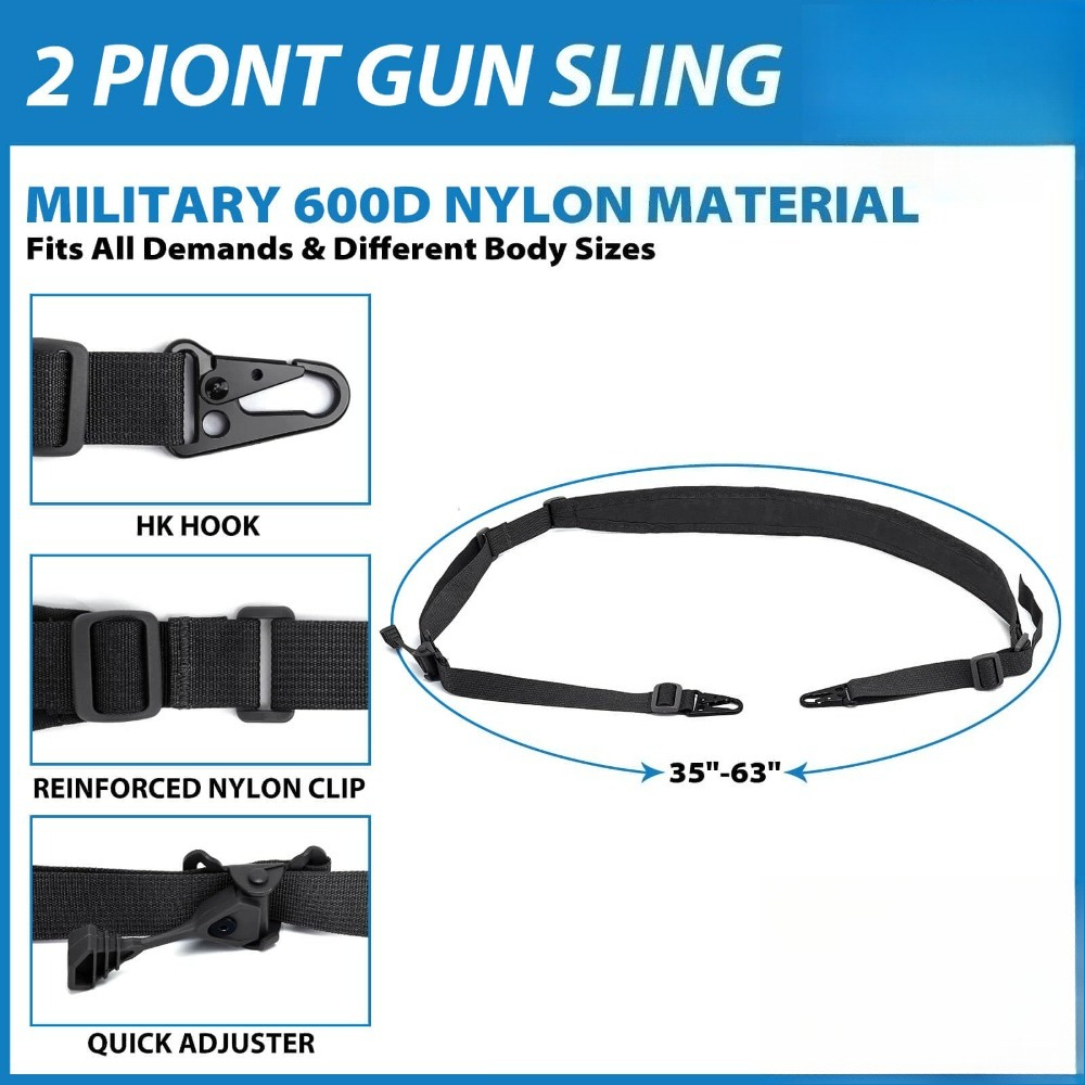 Tactical 2 Point Rifle Sling Q - огляд і ціна Outdoor Hunting Rifle