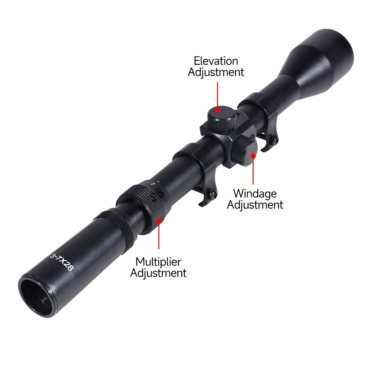 4x20/4x28/3-7x20/3-7x28 Optics - огляд і ціна Outdoor Hunting Rifle