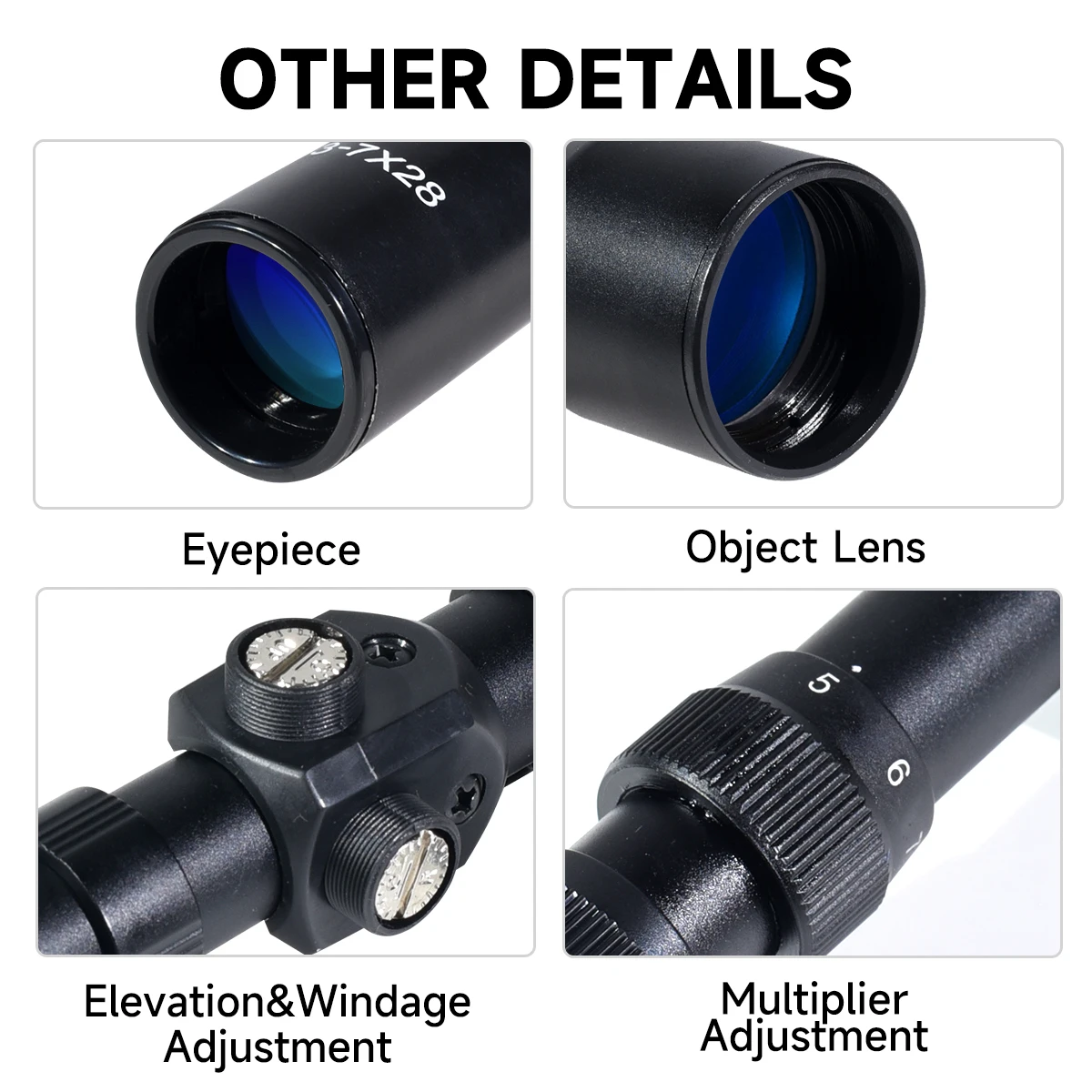 4x20/4x28/3-7x20/3-7x28 Optics - огляд і ціна Outdoor Hunting Rifle