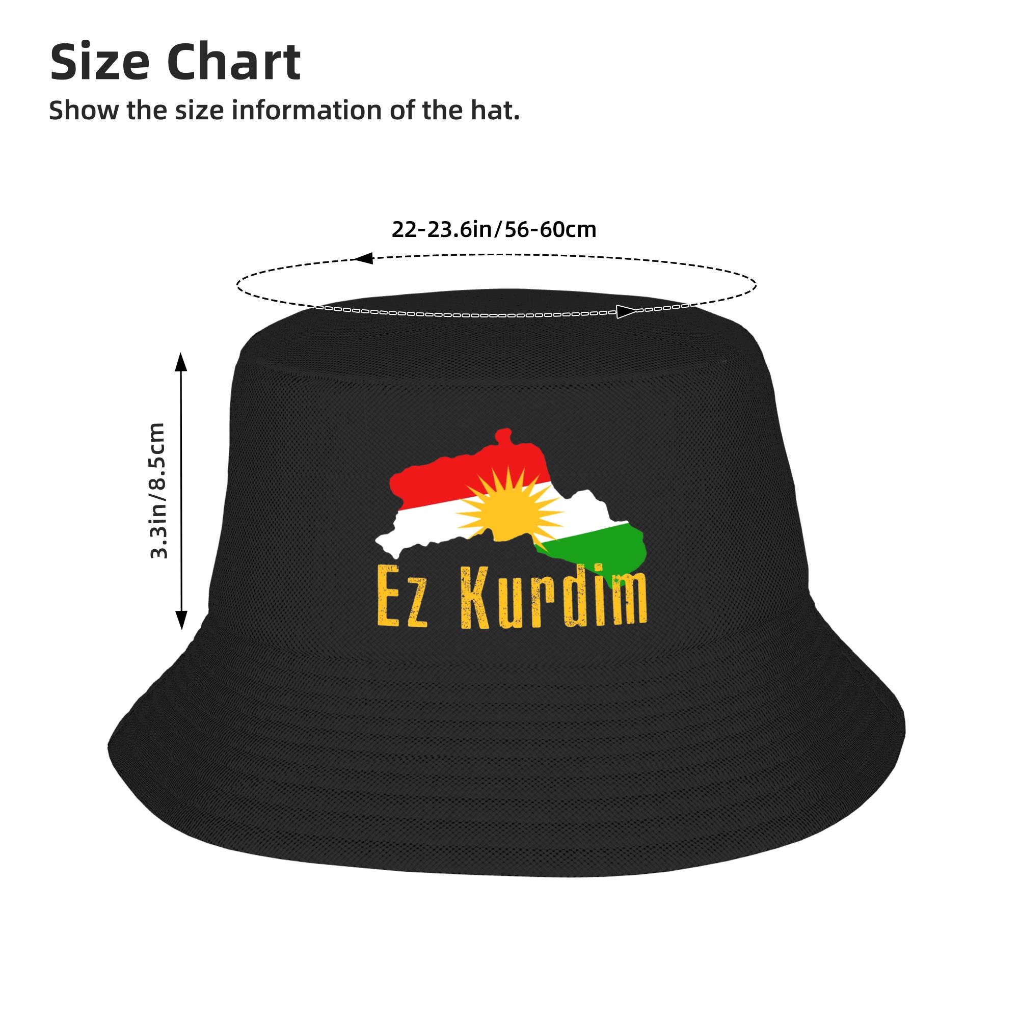 Kurdistan Flag Map  Bucket Hat - огляд і ціна Outdoor Hunting Maps