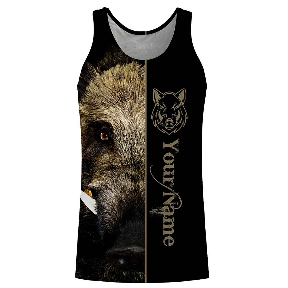 Custom Name Boar Hunter Tank T - огляд і ціна Outdoor Hunting Names