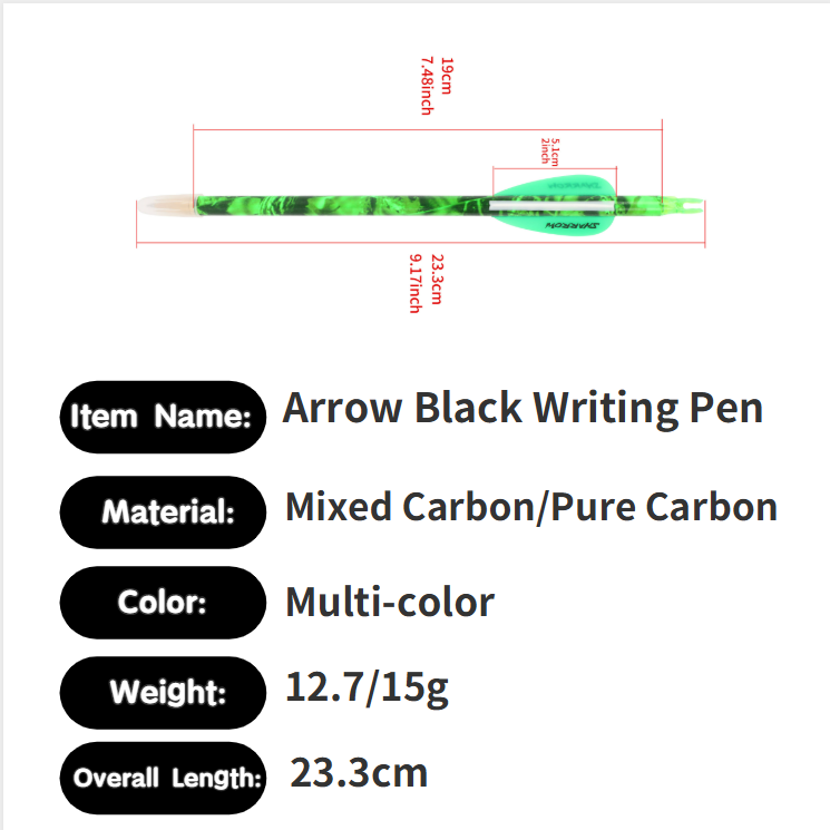 Arrow Shape Pen Novelty Archer - огляд і ціна Arrow Carbon Shaft
