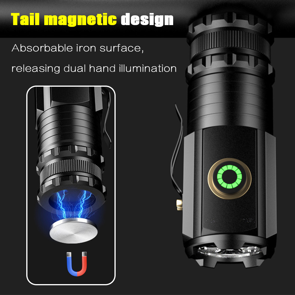 Portable Powerful Mini LED Fla - огляд і ціна Tactical Flashlight Rechargeable