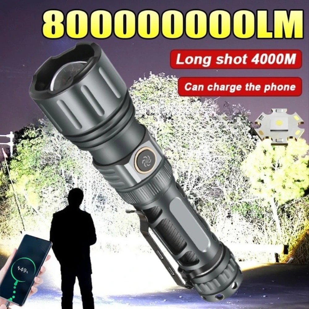 Super Bright Flashlight Portab - огляд і ціна Tactical Flashlight Rechargeable