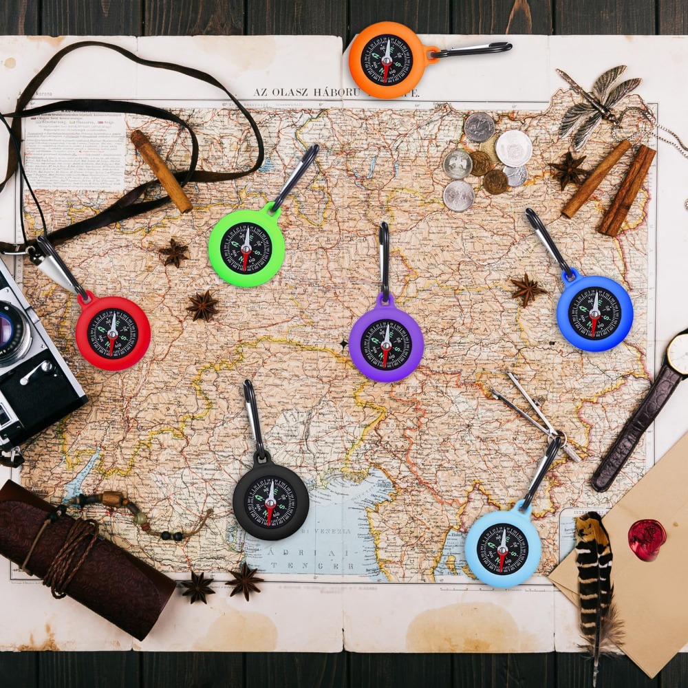 5-20 PCS Mini Compass Keychain - огляд і ціна Outdoor Hunting Events