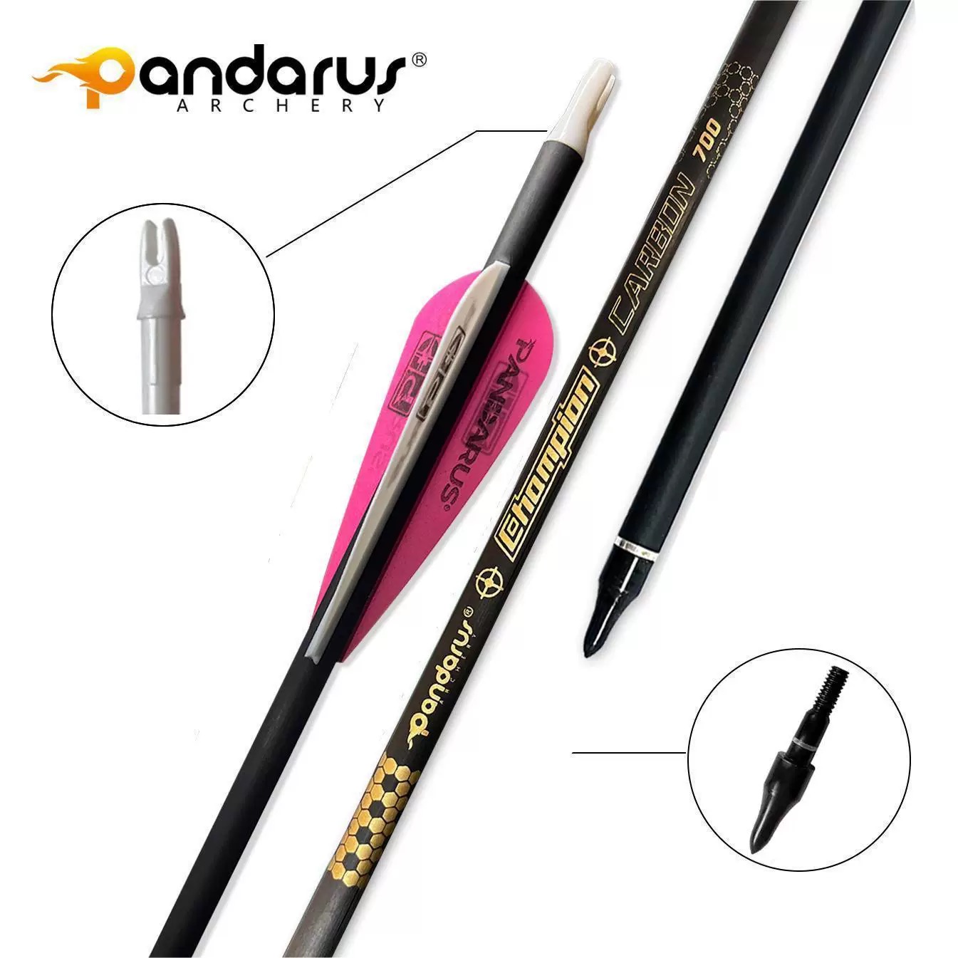 Straightness 0.001 Pandarus Ch - огляд і ціна Arrow Carbon Shaft