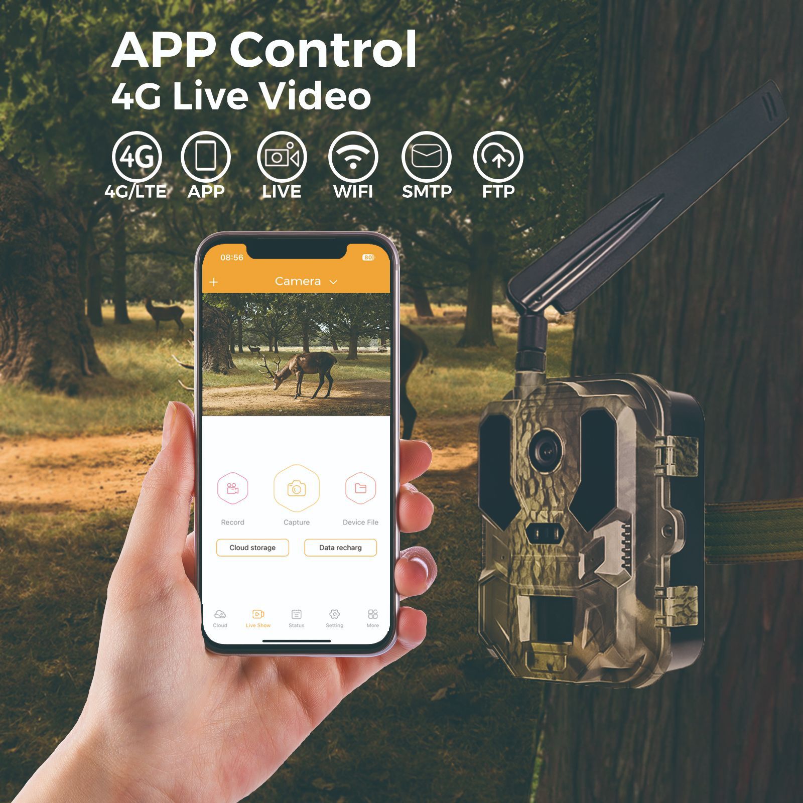 4G outdoor wildlife infrared c - огляд і ціна Hunting Outdoor Camera