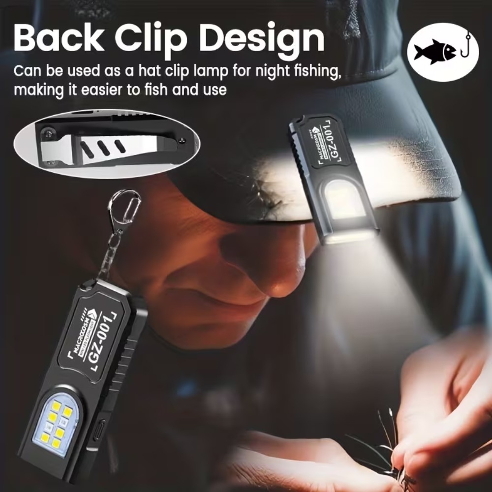 Mini COB LED Keychain Flashlig - огляд і ціна Tactical Flashlight Rechargeable